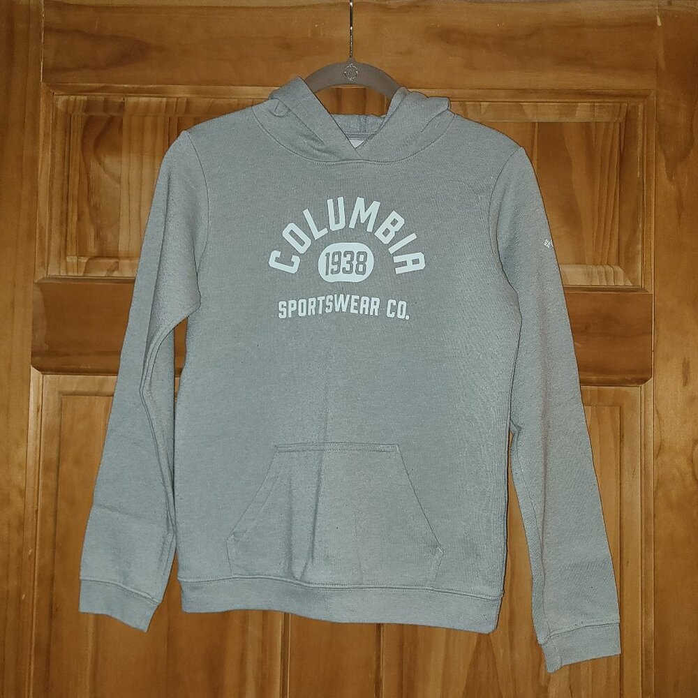 Columbia Gray Hooded Pullover Sweatshirt